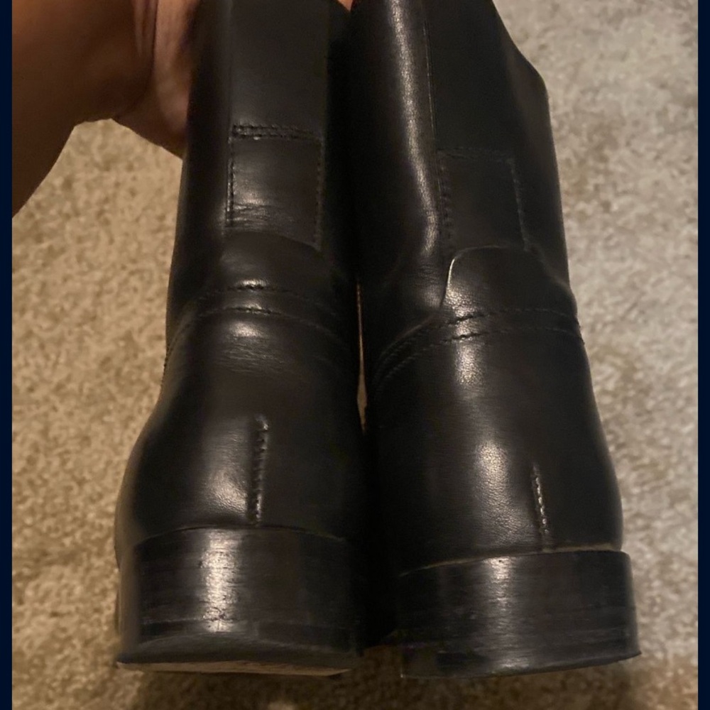 Rag & Bone Black Leather Ankle Boots - Picture 6 of 6